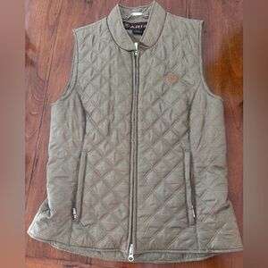 Ariat Olive Quilted Women's Vest